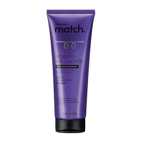 Match Shampoo Respeito aos Cachos 250ml